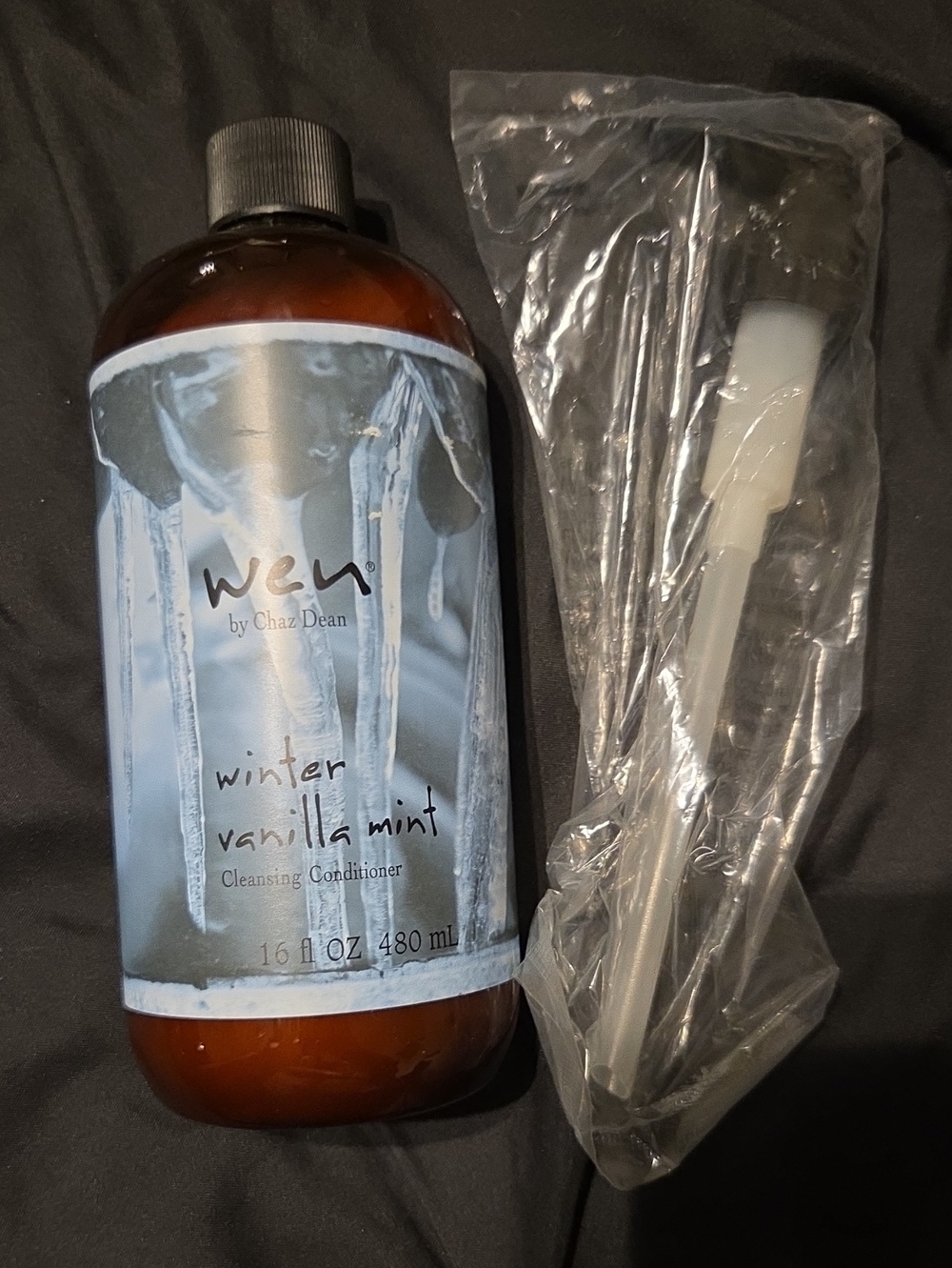 WEN Winter Vanilla Mint Cleansing Conditioner with Pump 16 fl oz